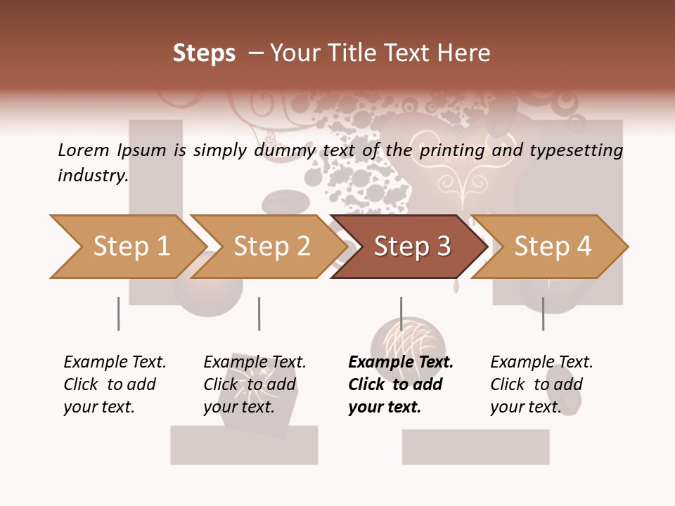 Liquid Chocolate Beige PowerPoint Template