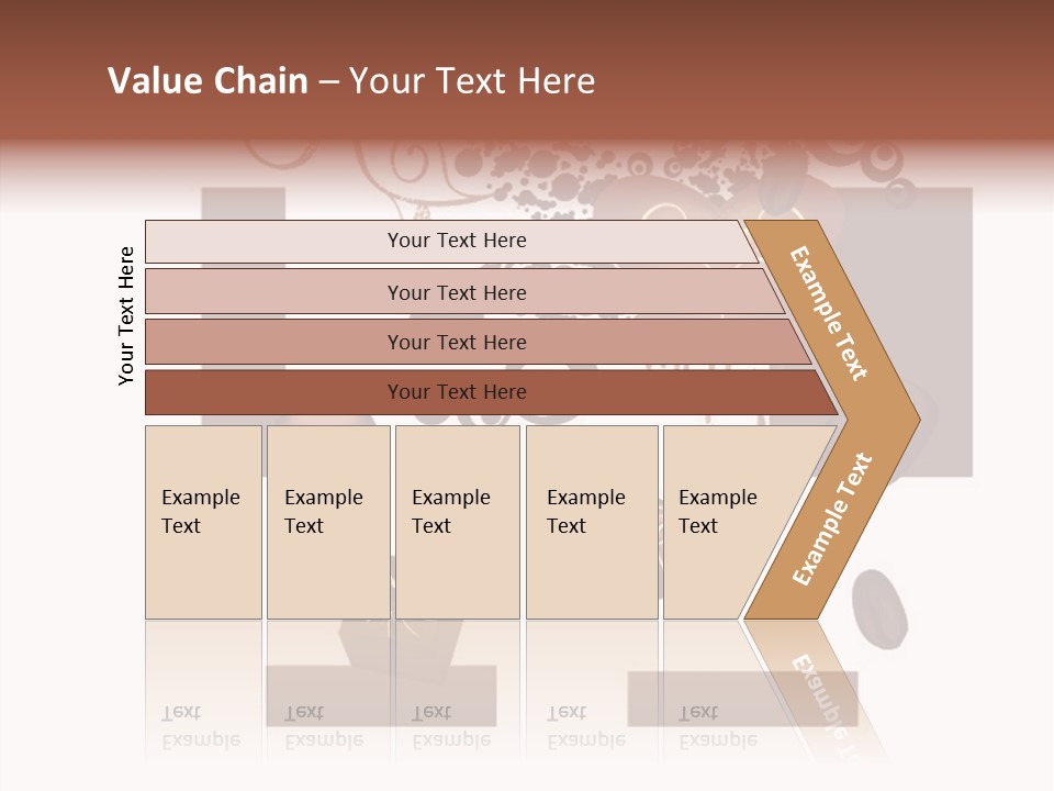 Liquid Chocolate Beige PowerPoint Template