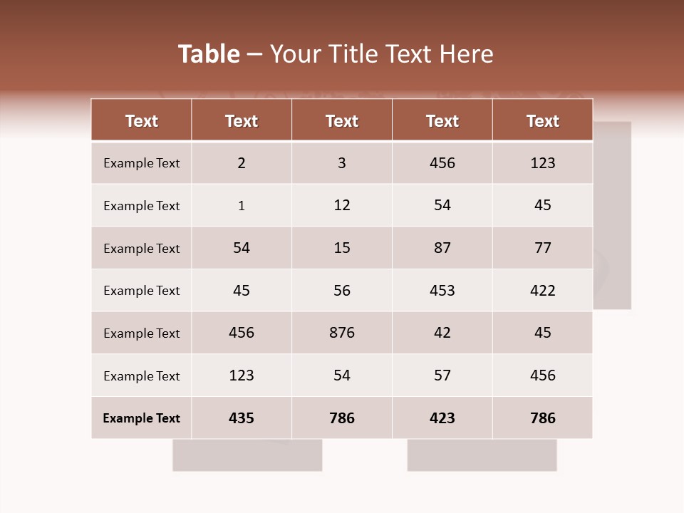 Liquid Chocolate Beige PowerPoint Template