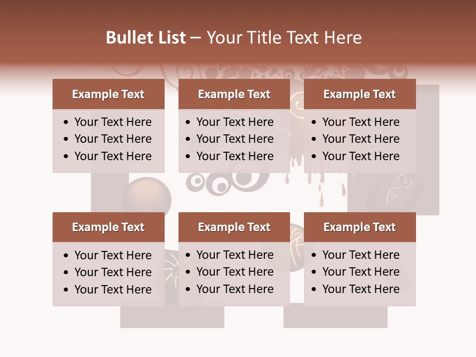 Liquid Chocolate Beige PowerPoint Template