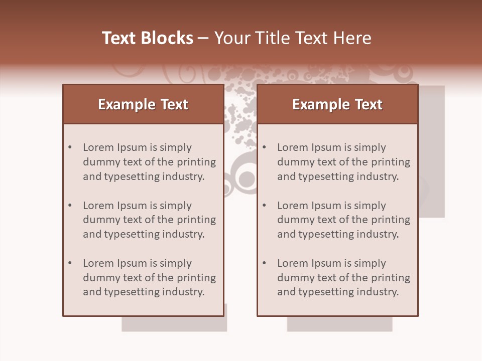 Liquid Chocolate Beige PowerPoint Template
