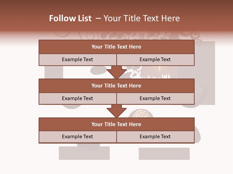 Liquid Chocolate Beige PowerPoint Template