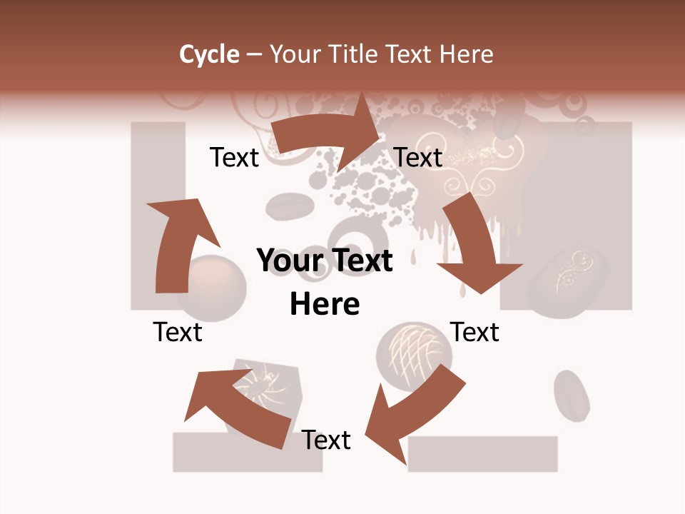 Liquid Chocolate Beige PowerPoint Template