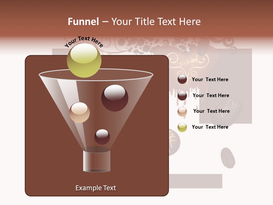 Liquid Chocolate Beige PowerPoint Template
