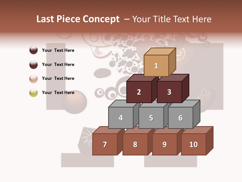 Liquid Chocolate Beige PowerPoint Template