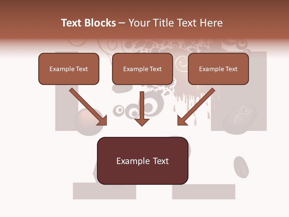 Liquid Chocolate Beige PowerPoint Template