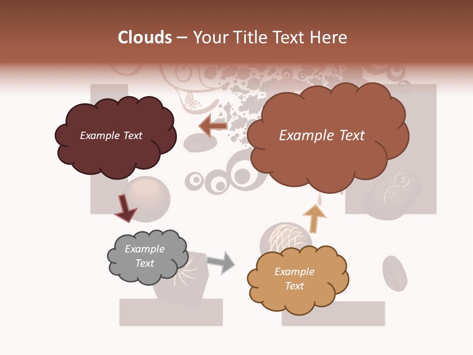 Liquid Chocolate Beige PowerPoint Template