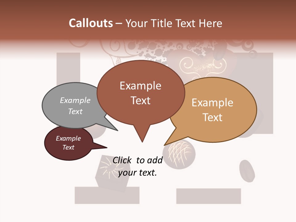 Liquid Chocolate Beige PowerPoint Template