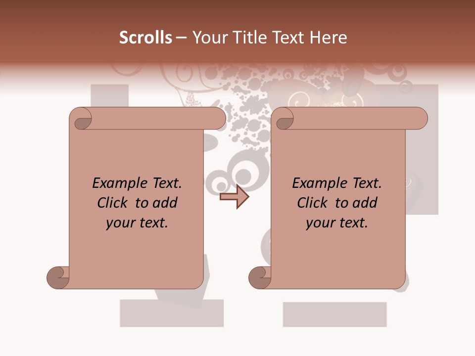 Liquid Chocolate Beige PowerPoint Template