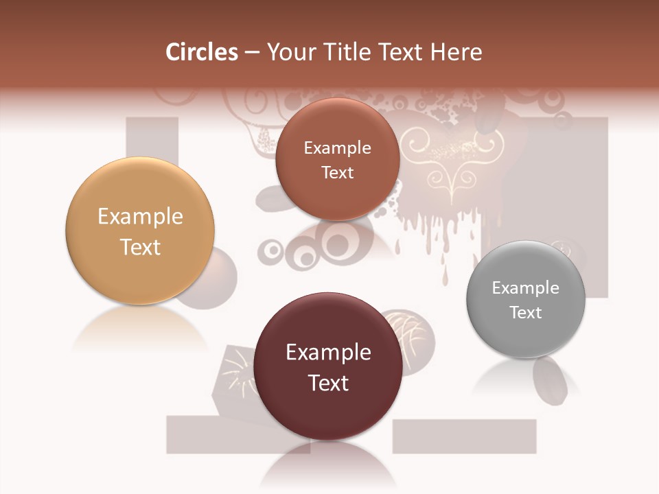 Liquid Chocolate Beige PowerPoint Template