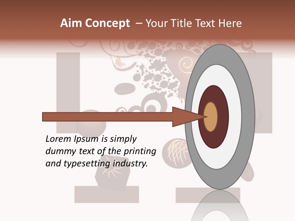 Liquid Chocolate Beige PowerPoint Template