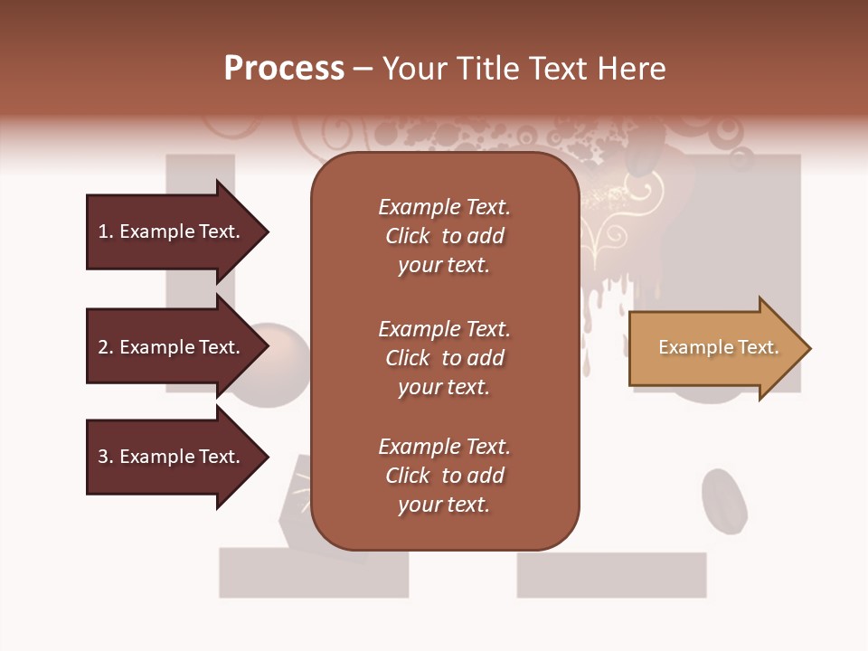 Liquid Chocolate Beige PowerPoint Template