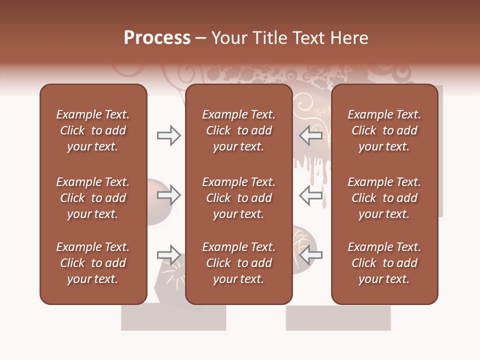 Liquid Chocolate Beige PowerPoint Template