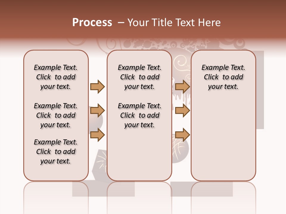 Liquid Chocolate Beige PowerPoint Template