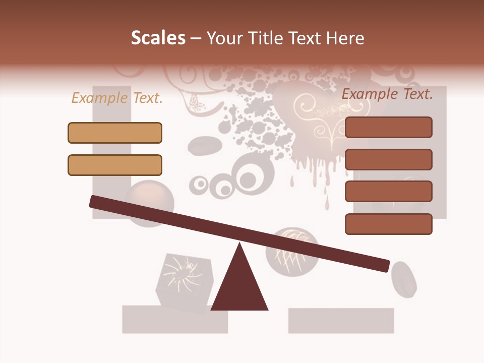 Liquid Chocolate Beige PowerPoint Template