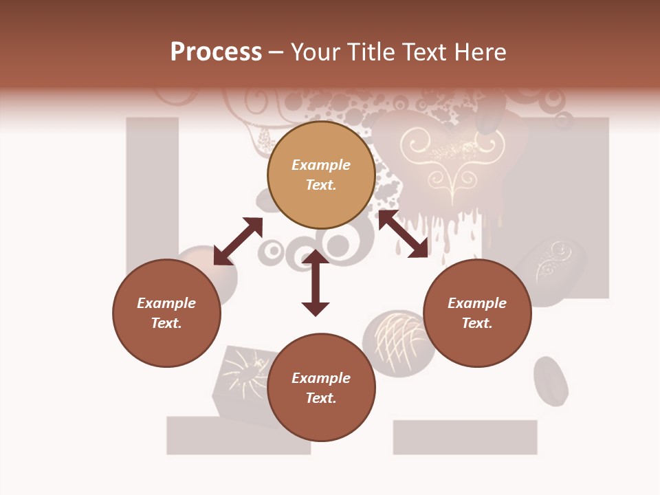 Liquid Chocolate Beige PowerPoint Template