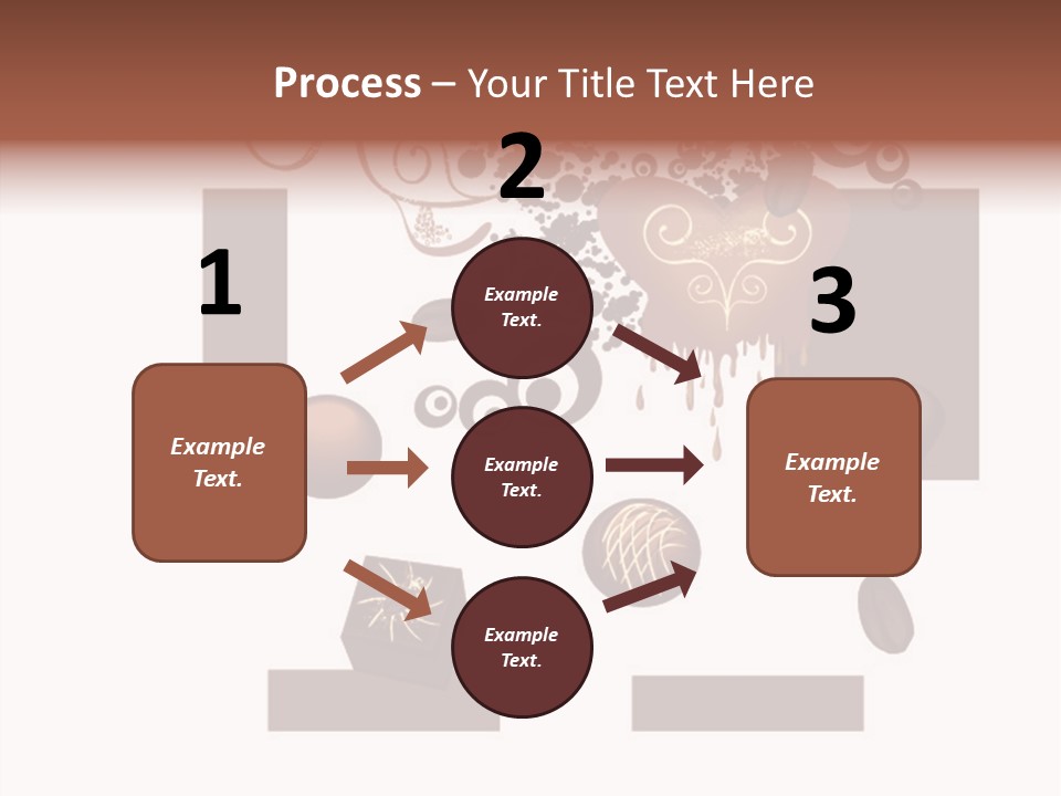 Liquid Chocolate Beige PowerPoint Template