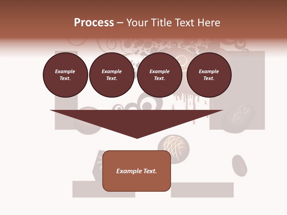 Liquid Chocolate Beige PowerPoint Template