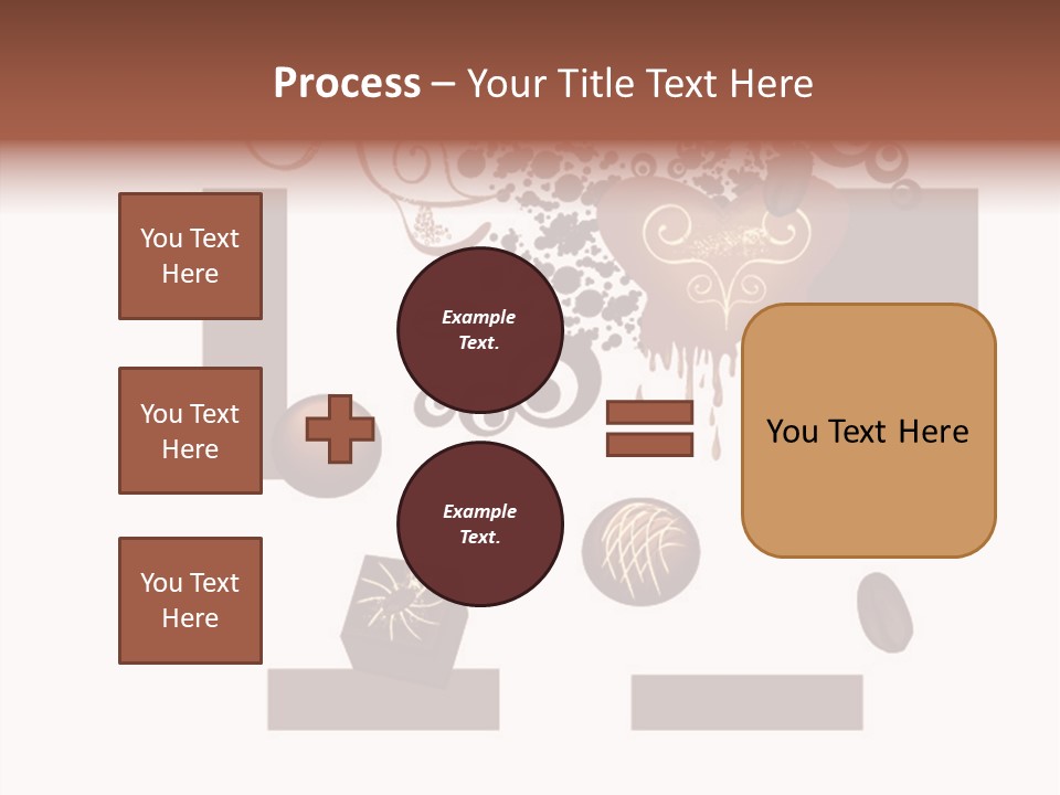 Liquid Chocolate Beige PowerPoint Template