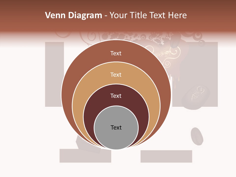Liquid Chocolate Beige PowerPoint Template