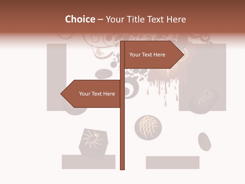 Liquid Chocolate Beige PowerPoint Template