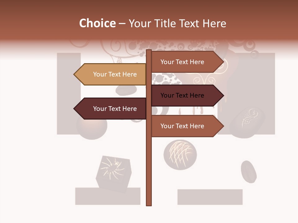Liquid Chocolate Beige PowerPoint Template