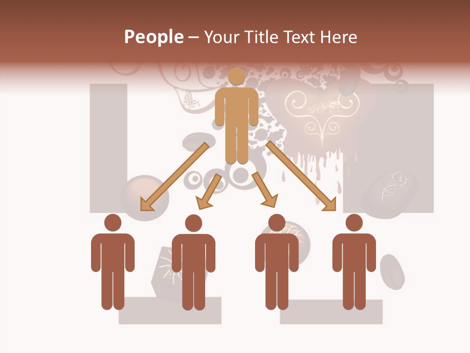 Liquid Chocolate Beige PowerPoint Template