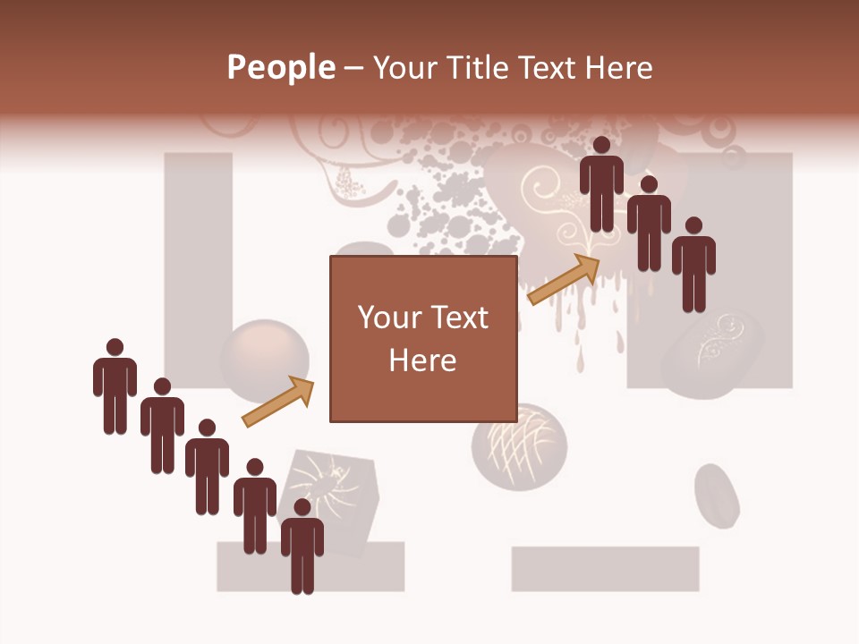 Liquid Chocolate Beige PowerPoint Template