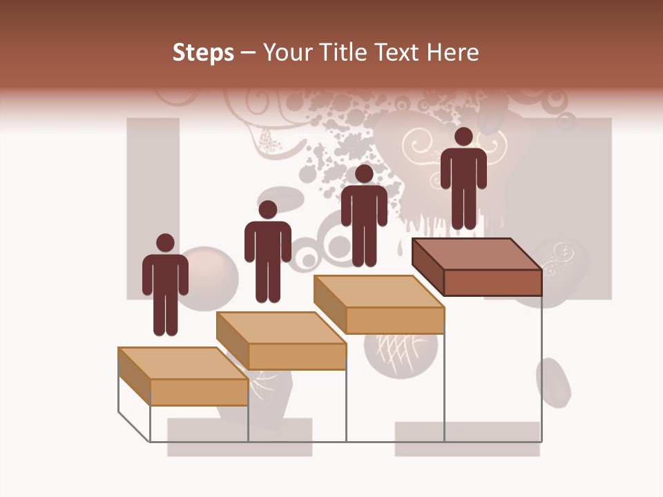 Liquid Chocolate Beige PowerPoint Template