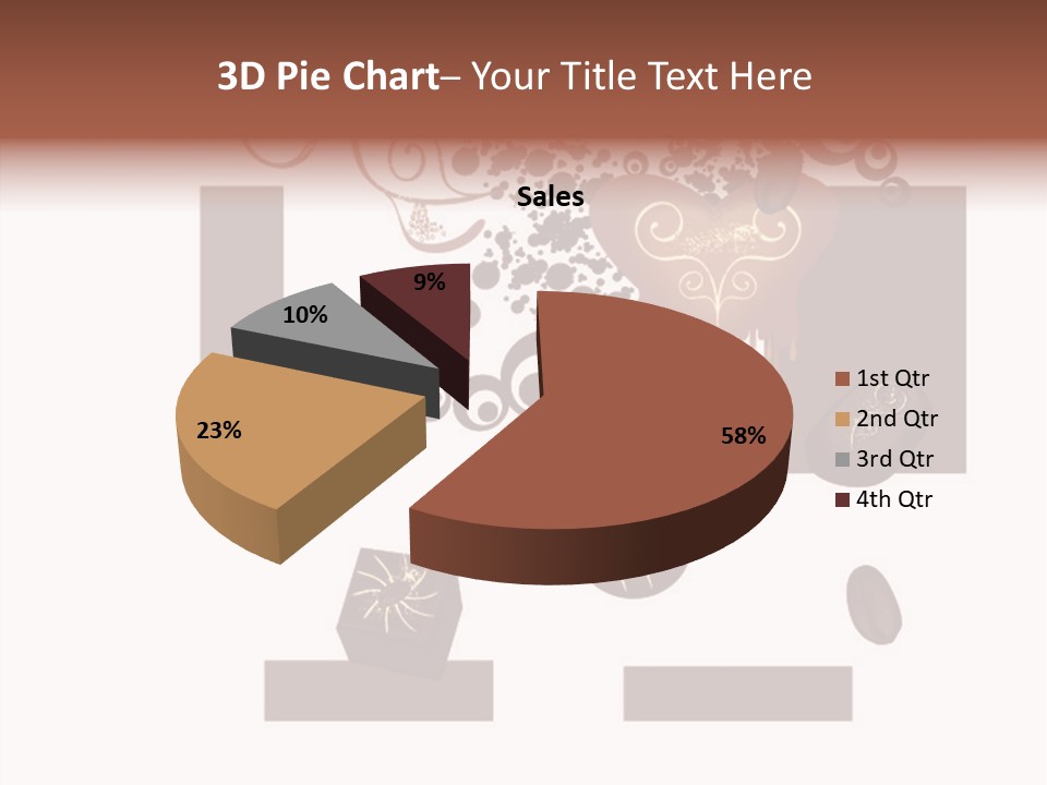 Liquid Chocolate Beige PowerPoint Template