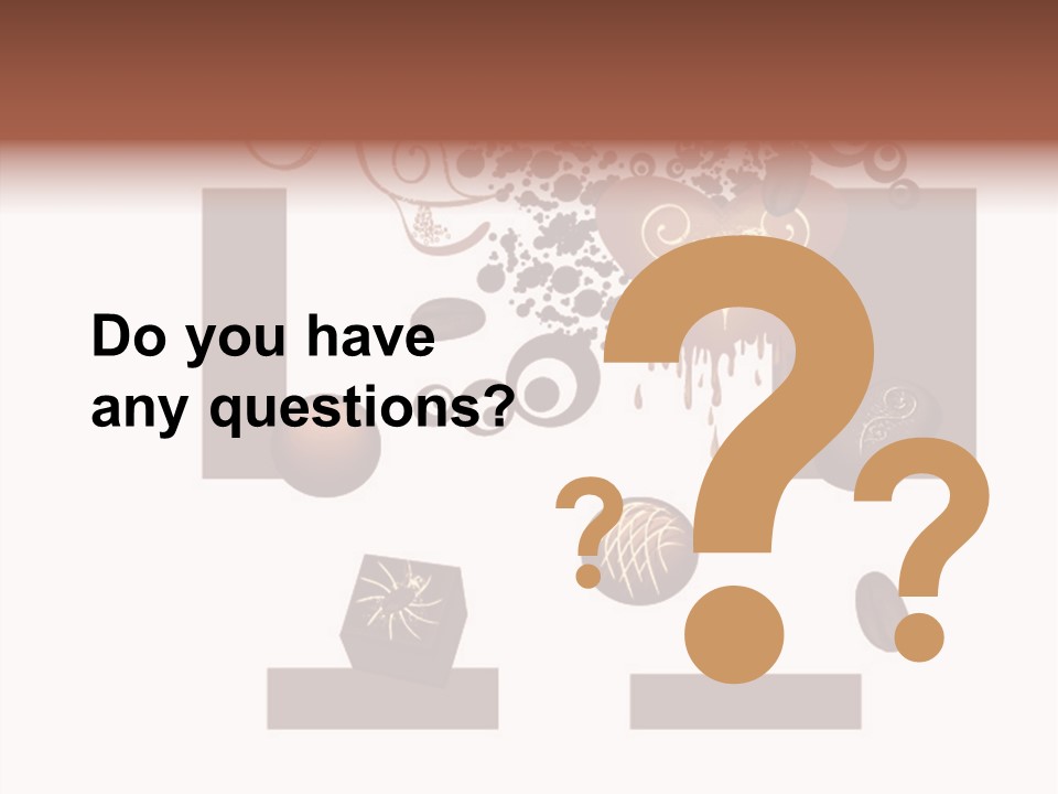 Liquid Chocolate Beige PowerPoint Template