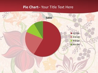 A Red And Yellow Flower Powerpoint Presentation PowerPoint Template