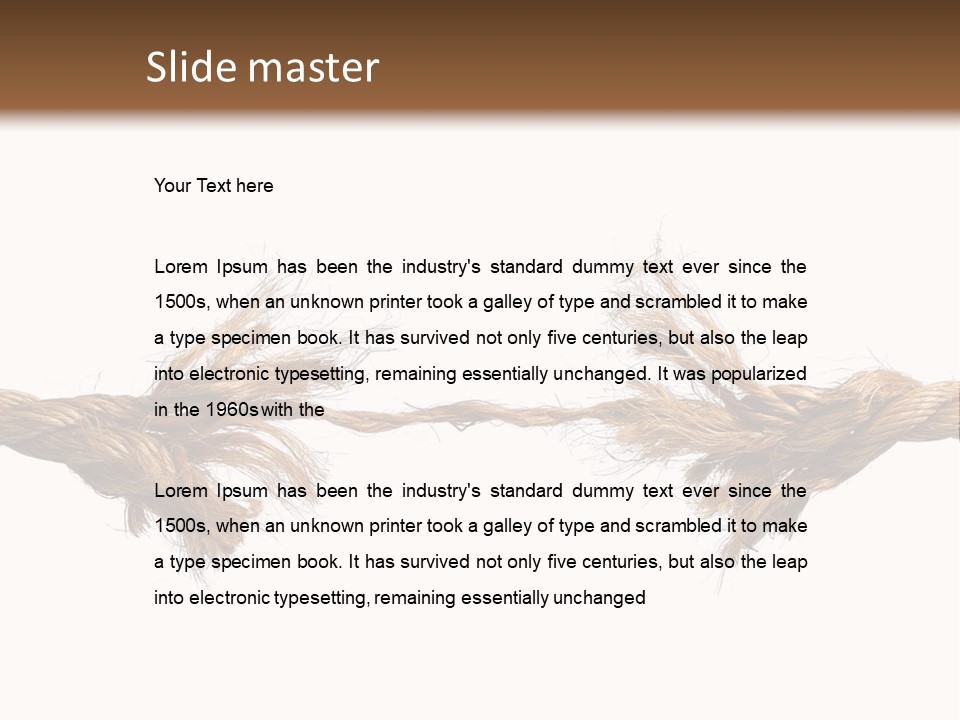 Last Weak Stress PowerPoint Template