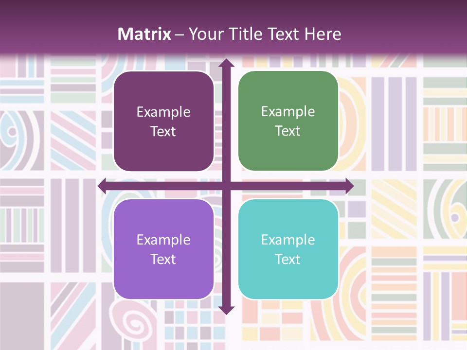 Texture Abstract Silhouette PowerPoint Template