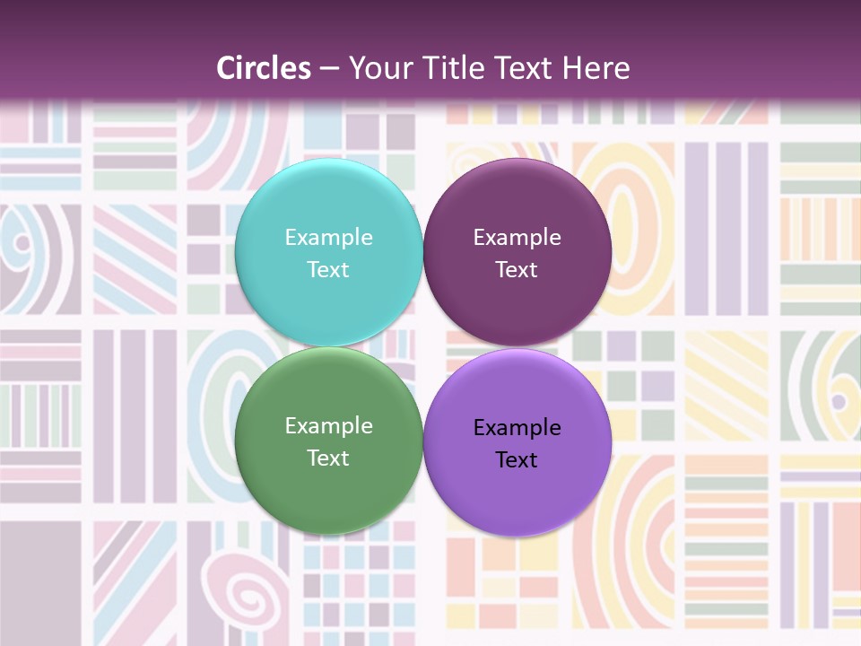 Texture Abstract Silhouette PowerPoint Template