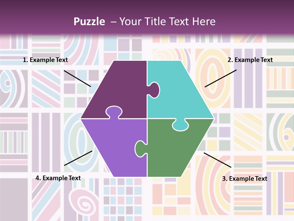 Texture Abstract Silhouette PowerPoint Template