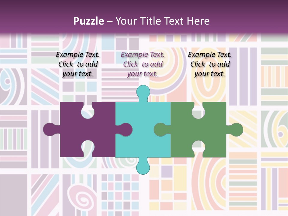 Texture Abstract Silhouette PowerPoint Template