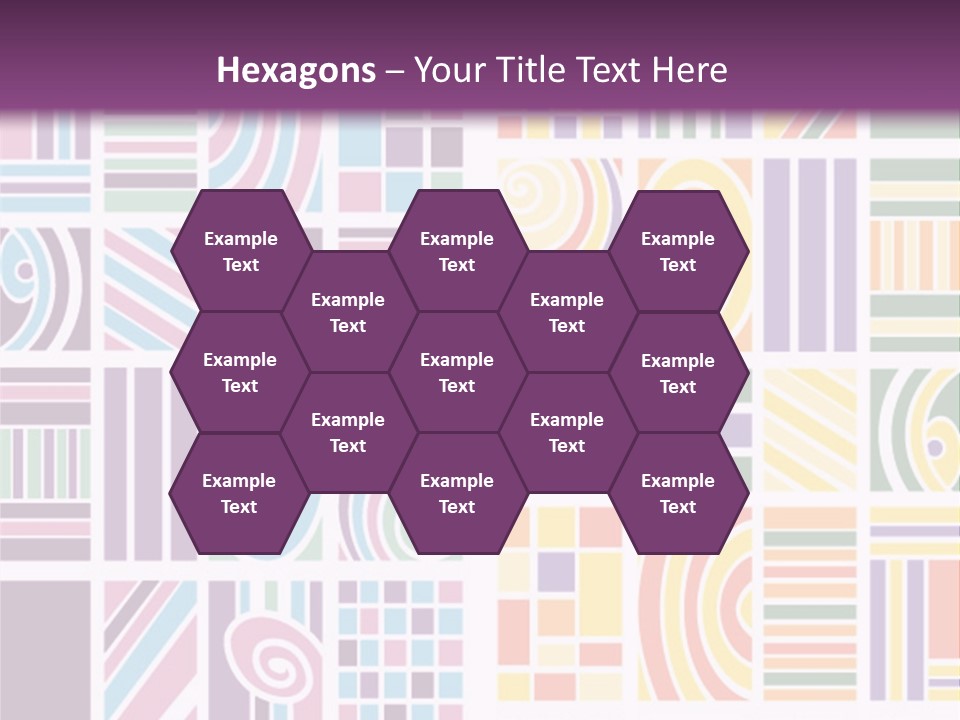 Texture Abstract Silhouette PowerPoint Template