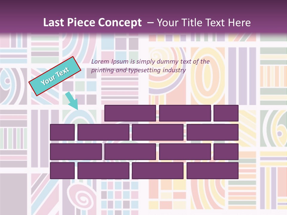 Texture Abstract Silhouette PowerPoint Template