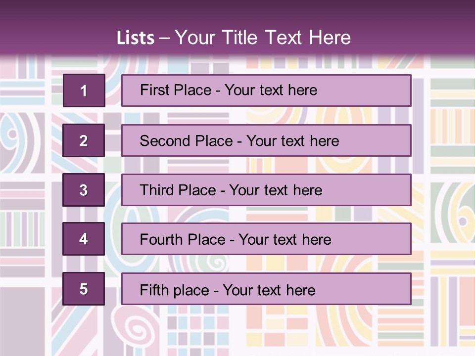 Texture Abstract Silhouette PowerPoint Template