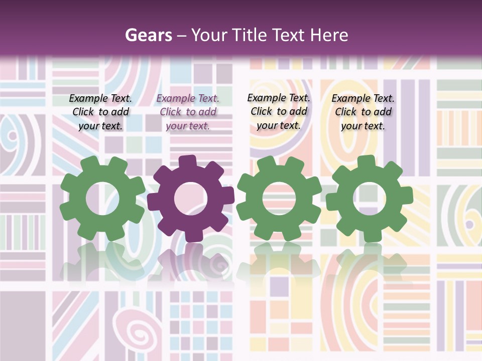 Texture Abstract Silhouette PowerPoint Template