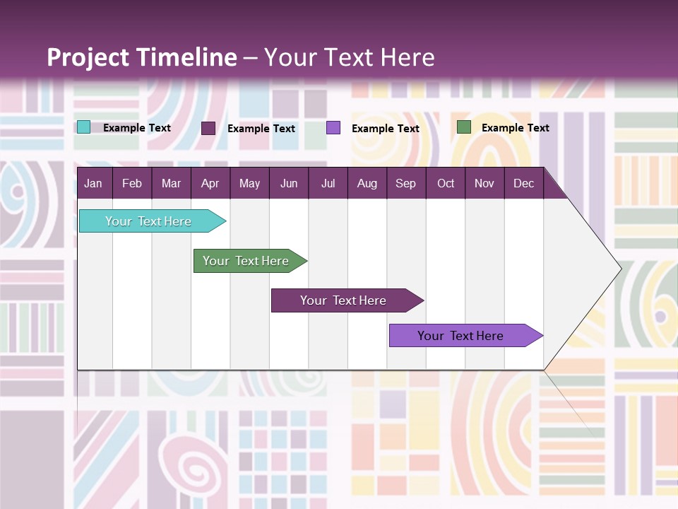 Texture Abstract Silhouette PowerPoint Template