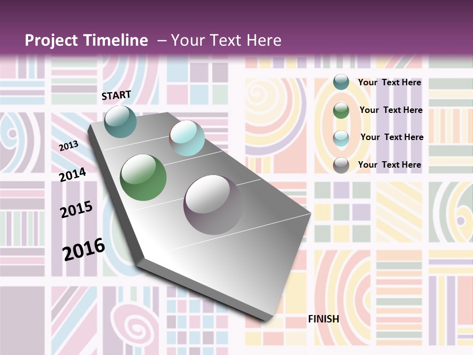 Texture Abstract Silhouette PowerPoint Template