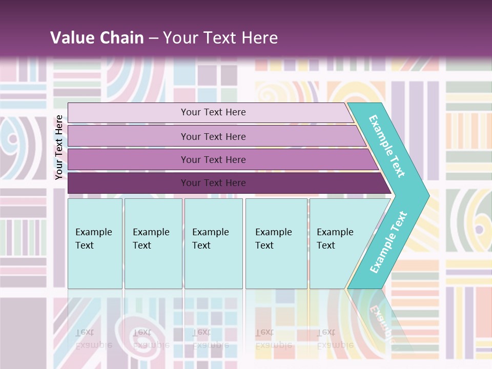 Texture Abstract Silhouette PowerPoint Template