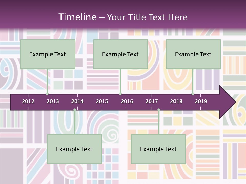 Texture Abstract Silhouette PowerPoint Template