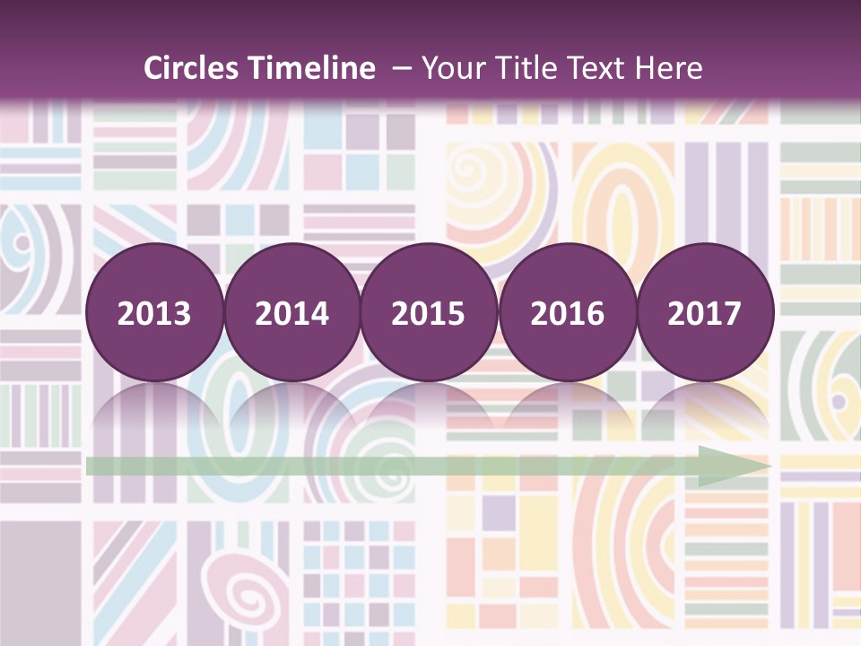 Texture Abstract Silhouette PowerPoint Template