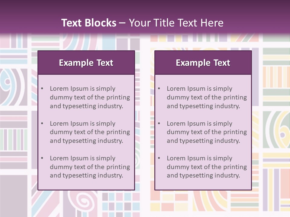 Texture Abstract Silhouette PowerPoint Template