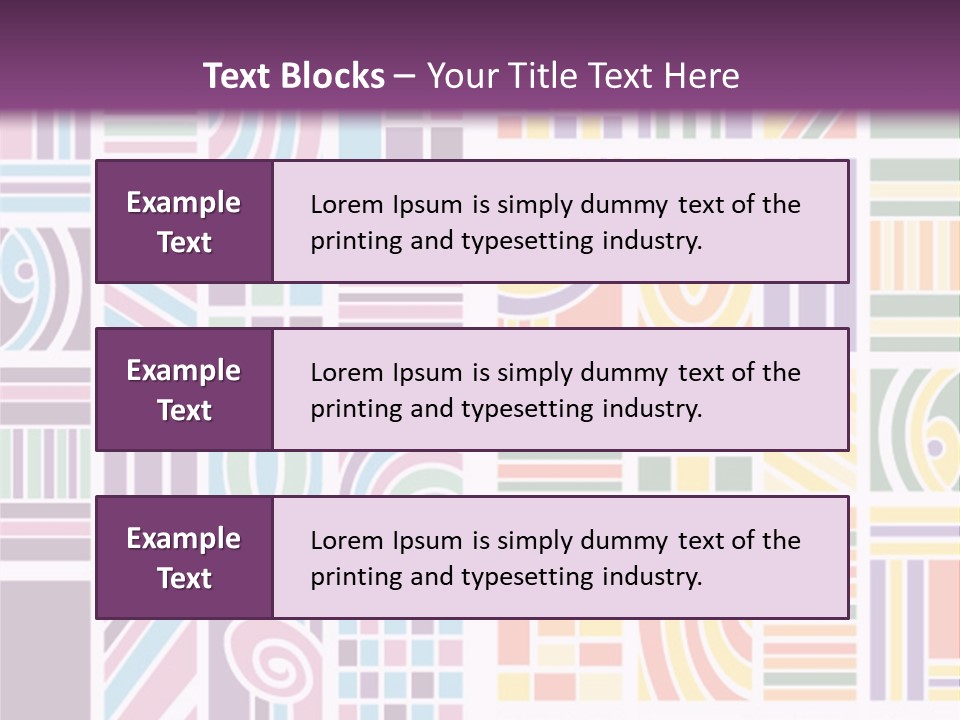 Texture Abstract Silhouette PowerPoint Template