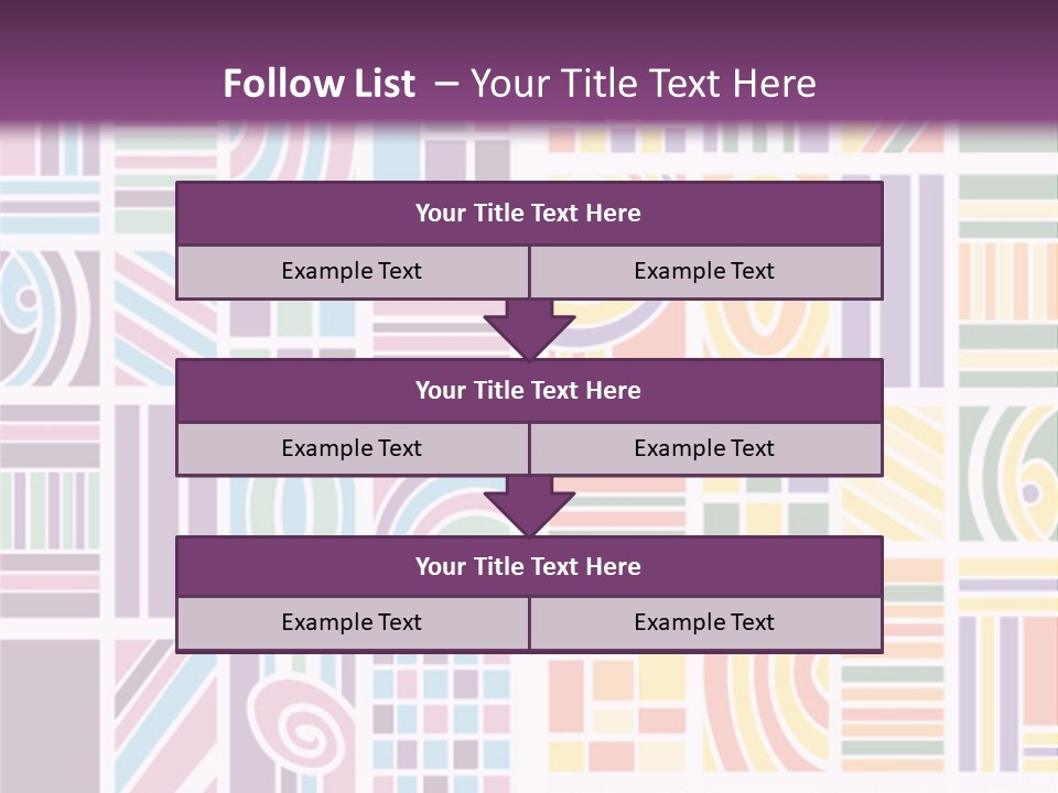 Texture Abstract Silhouette PowerPoint Template