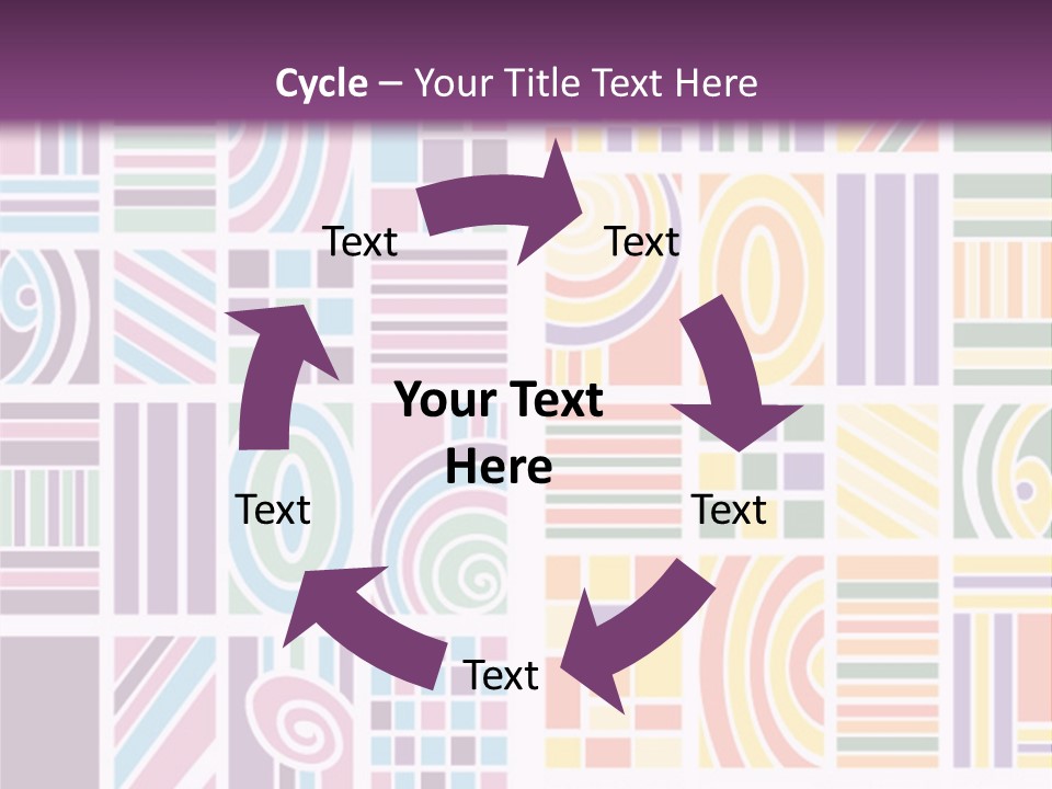 Texture Abstract Silhouette PowerPoint Template